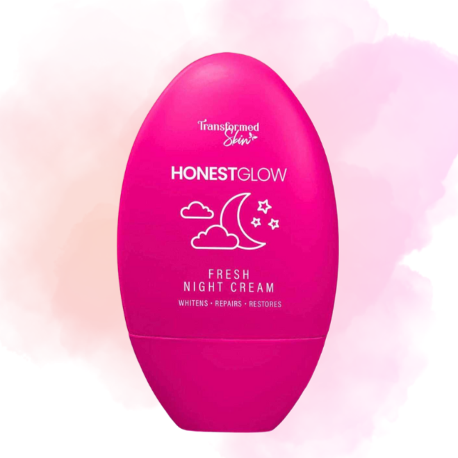 Honest Glow Fresh Night Cream 50g by Transformed Skin