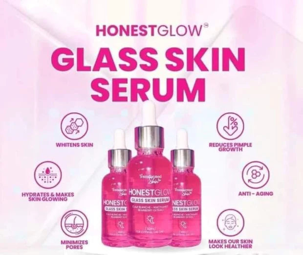 Honest Glow Glass Skin Serum 30mL by Transformed Skin