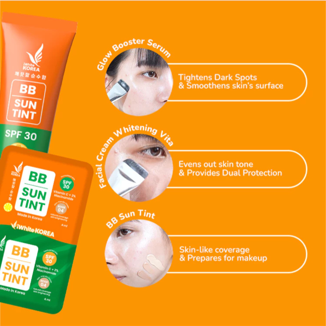IWHITE KOREA BB Sun Tint (Vitamin C + Niacinamide, SPF30) 25ml 