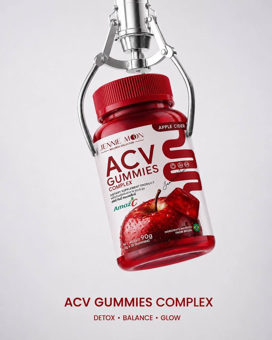 JENNIE MOON ACV Gummies Complex (Apple Cider Vinegar) - 30 Gummies
