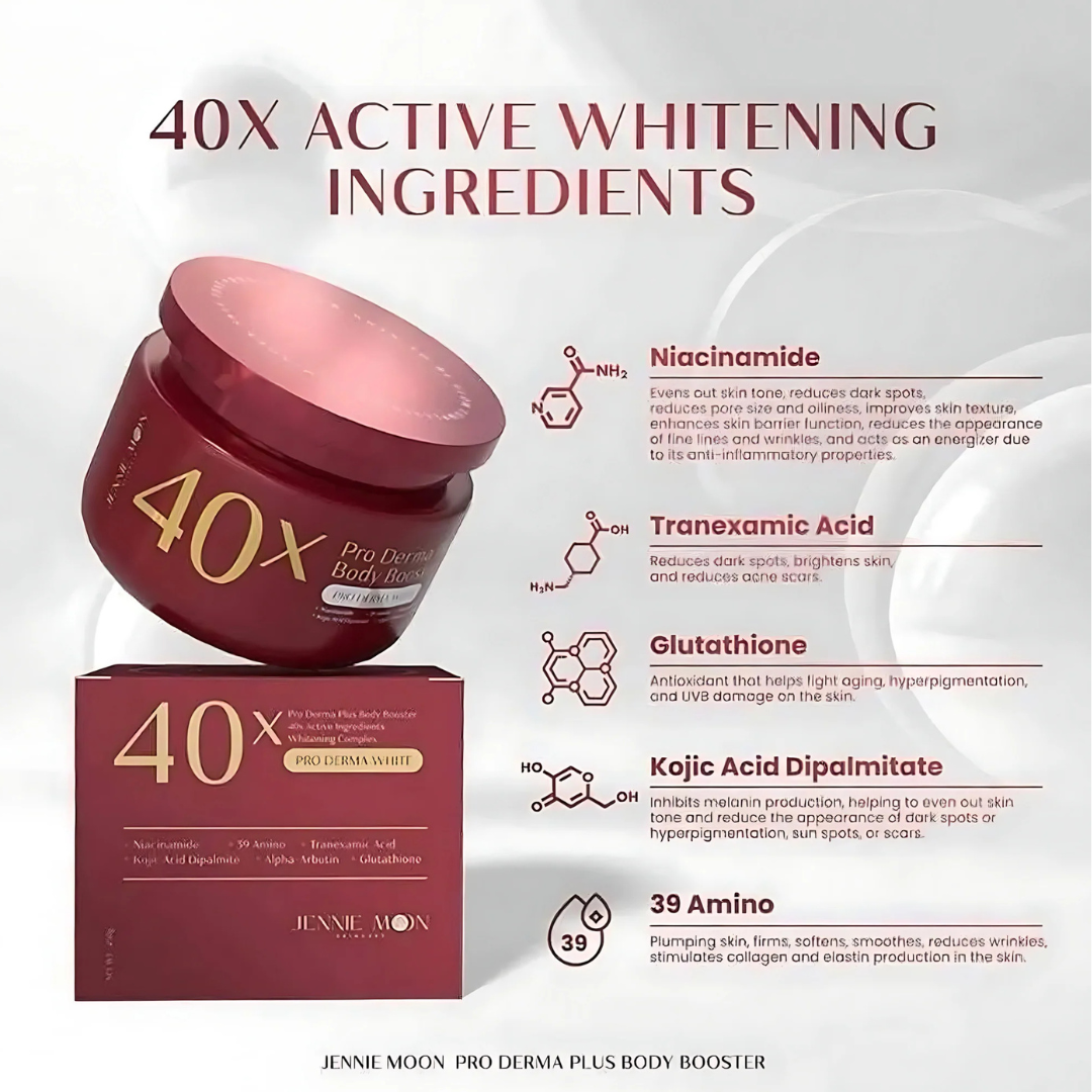 JENNIE MOON Pro Derma Plus Body Booster (Pro Derma White) 250g