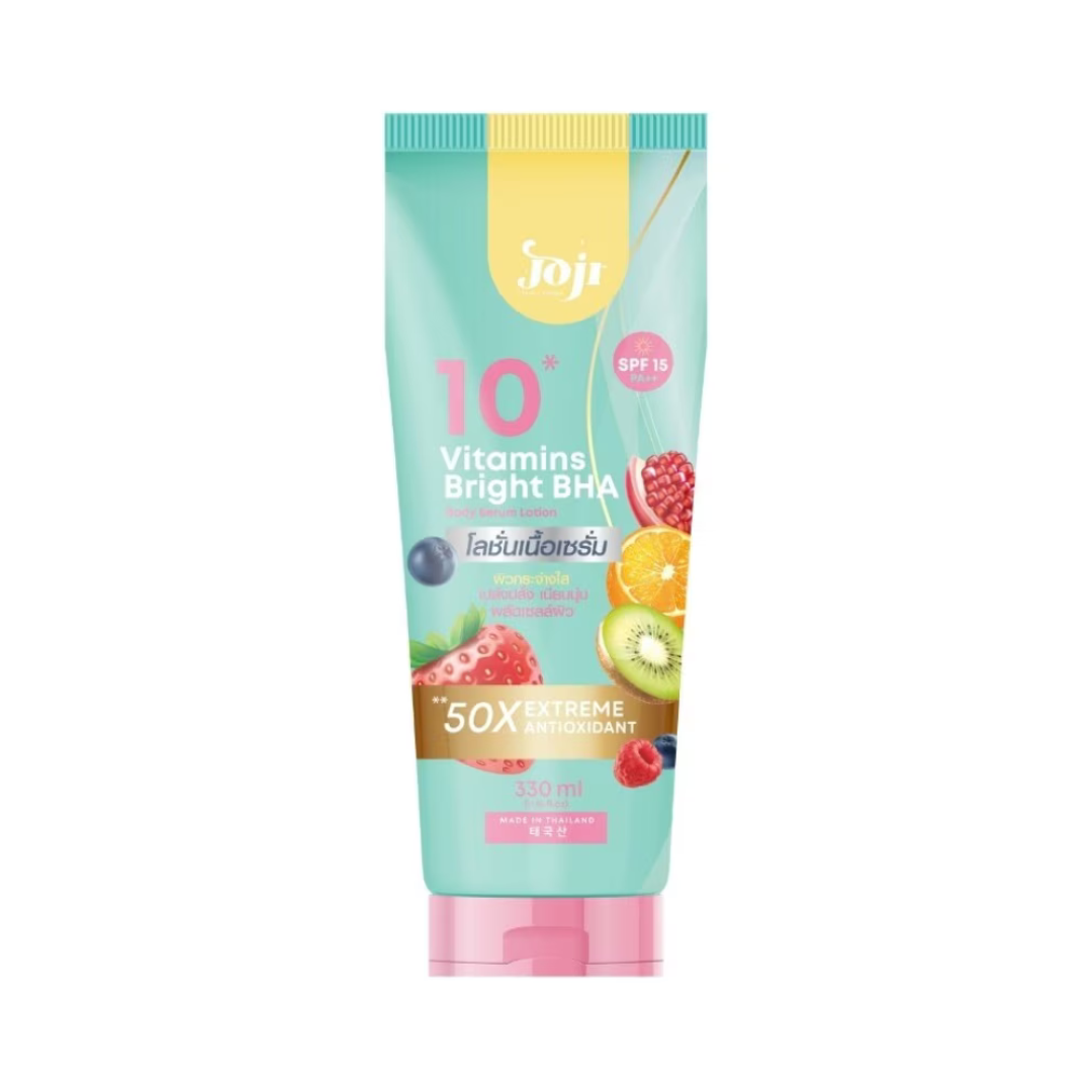 JOJI Body Serum Lotion SPF15 PA++ (10 Vitamins Bright BHA) 330ml