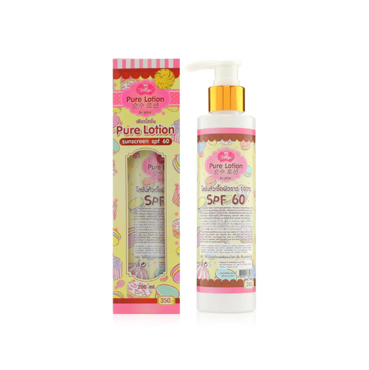 Jellys Pure Lotion Sunscreen SPF60 200ml