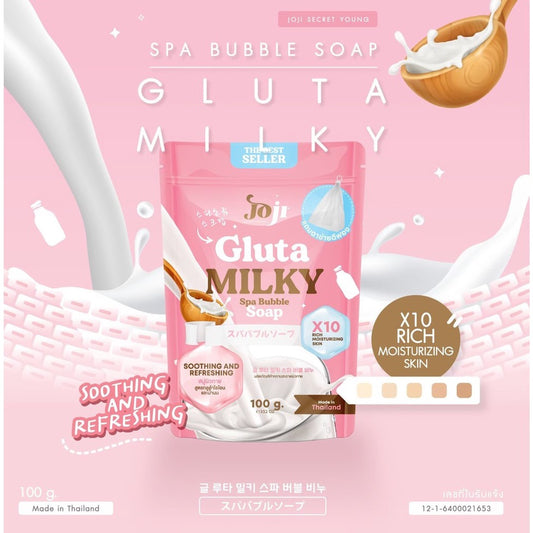 Joji Gluta Milky Spa Bubble Soap 100g