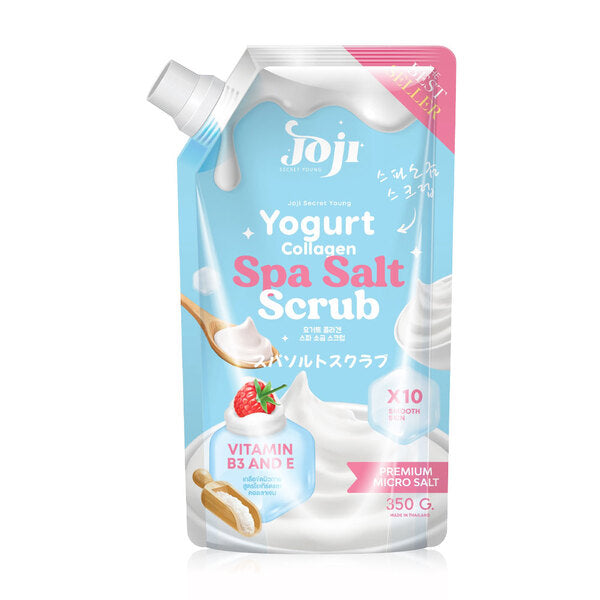 Joji Yogurt Collagen Spa Salt Scrub 350g