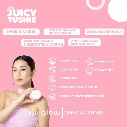 Juicy Tushie Brightening & Acne Clearing Scrub 200ml by Juju Glow