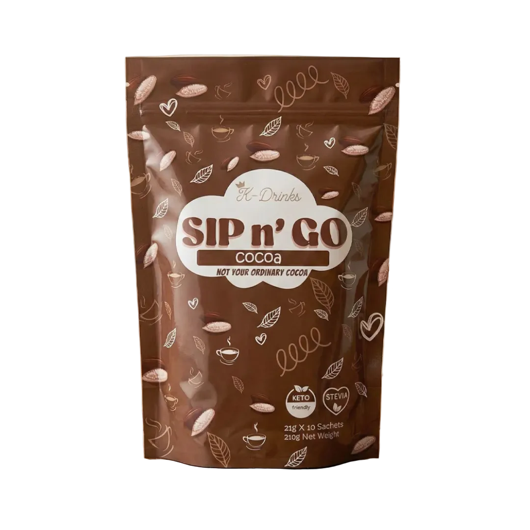 K-DRINKS Sip N' Go Cocoa - 10 Sachets