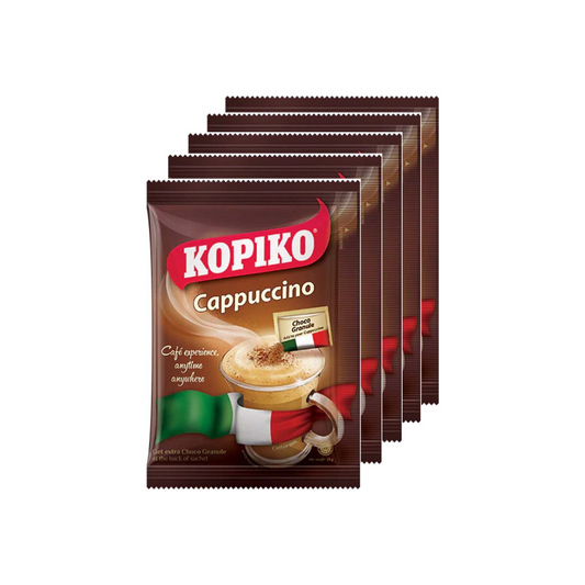KOPIKO Cappuccino Coffee with Choco Granules - 5 Sachets