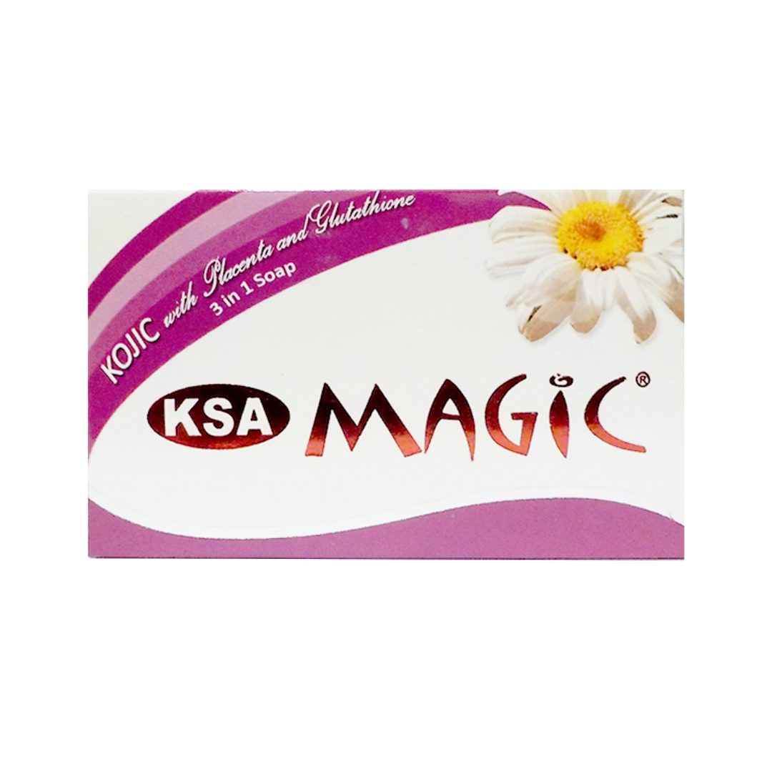 KSA MAGIC Kojic 3in1 Soap (Placenta and Glutathione) 140g