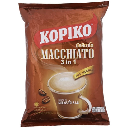 Kopiko Macchiato 3in1 Instant Coffee 24g. x 20 Sachets (Net Wt. 480g)