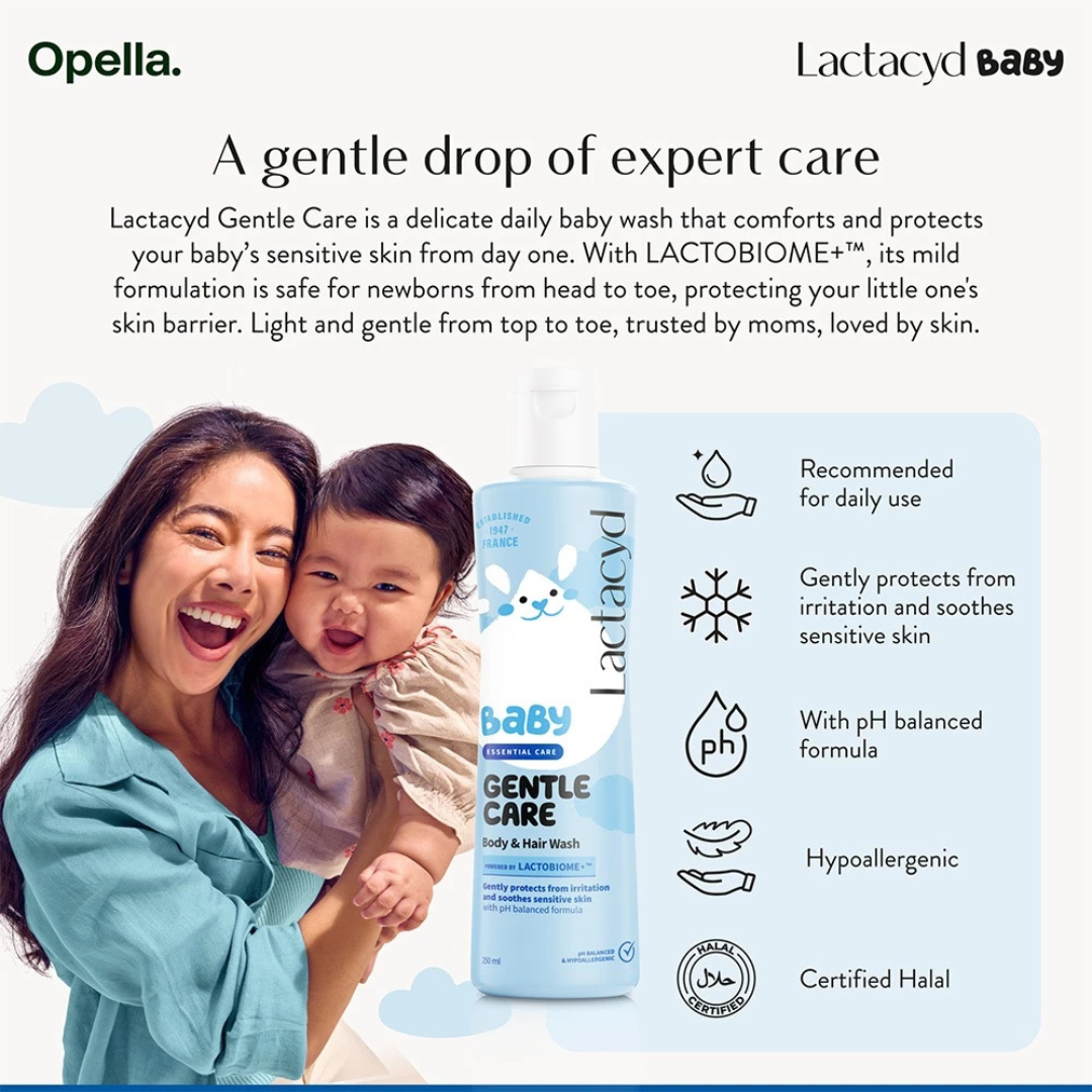 LACTACYD Baby Hair and Body Wash (Gentle Care)