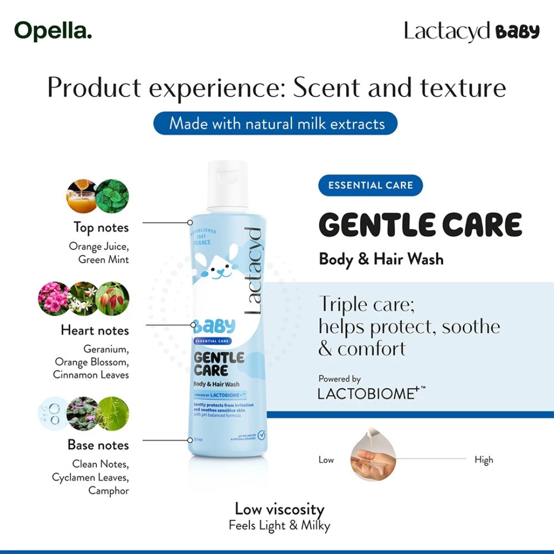 LACTACYD Baby Hair and Body Wash (Gentle Care)