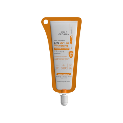 LUXE ORGANIX 5in1 UV Pro Whitening Serum Sunscreen (SPF 47 PA+++) | Choose Size