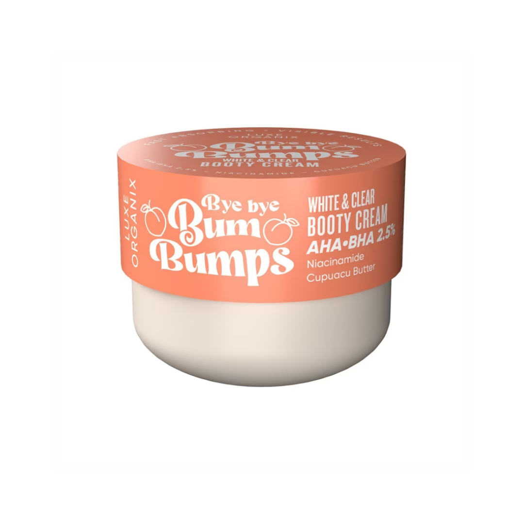 LUXE ORGANIX Bye Bye Bum Bumps (Clear and Smooth) Booty Cream 230g