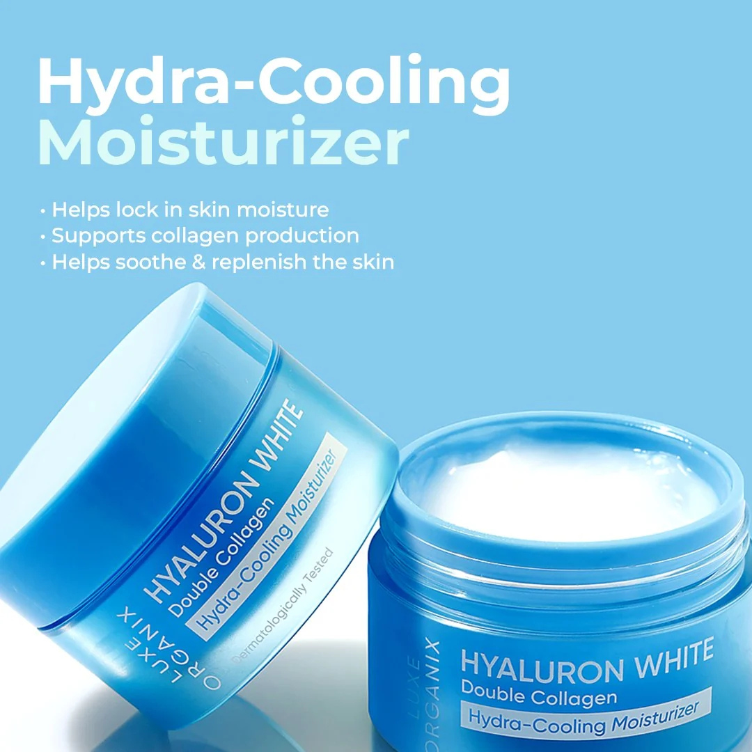 LUXE ORGANIX Double Collagen Hydra-Cooling Moisturizer (Hyaluron White) 50g