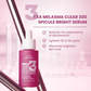TXA Melasma Clear 300 Spicule Bright Serum bottle with pink background and text.