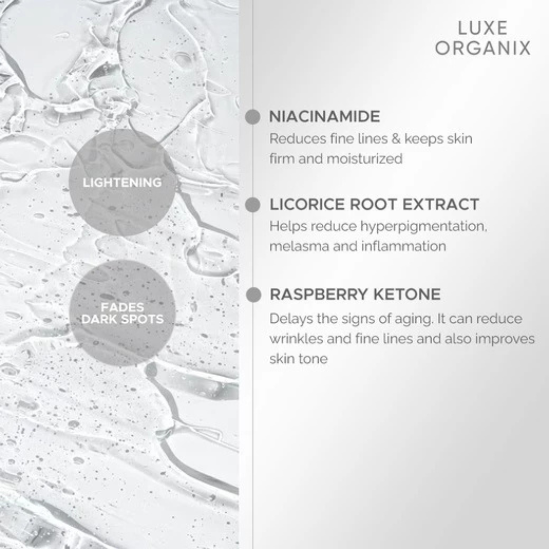 LUXE ORGANIX Ultra Light Glow Foam Cleanser (Whitening Repair) 150g