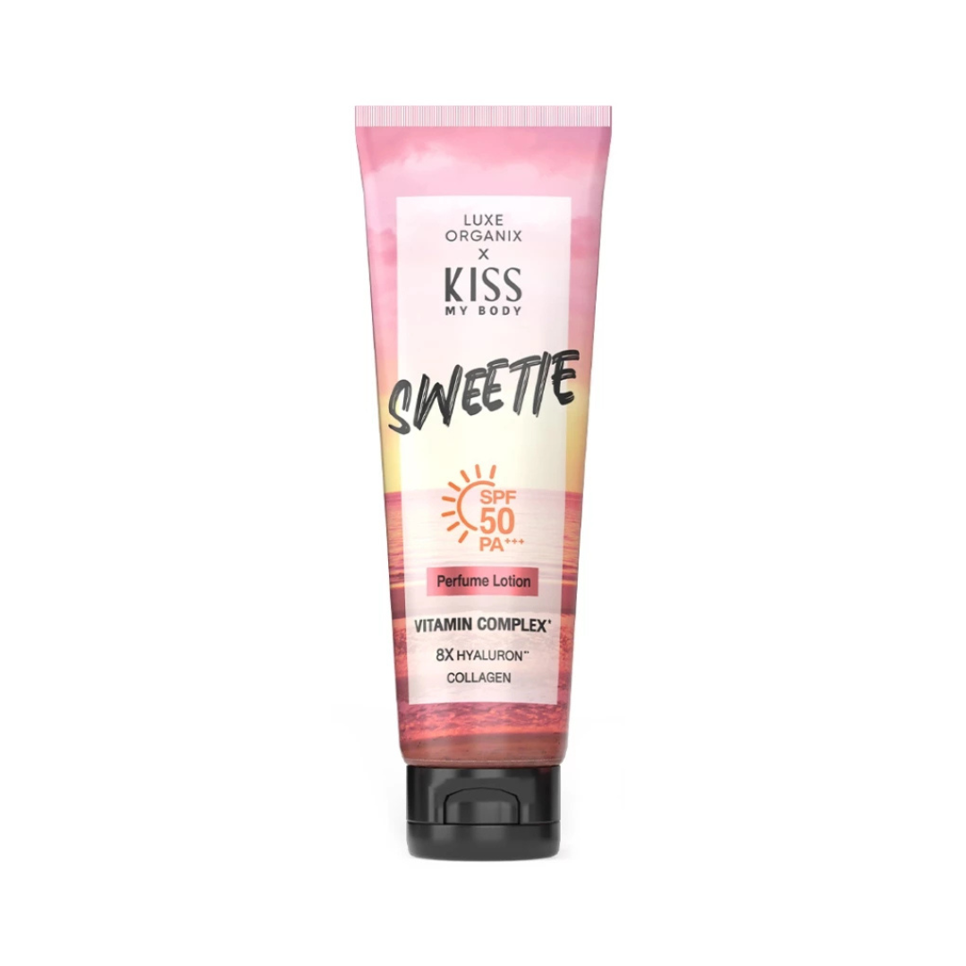 LUXE ORGANIX X KISS MY BODY Perfumed Lotion SPF50 PA+++ (Sweetie) 200g
