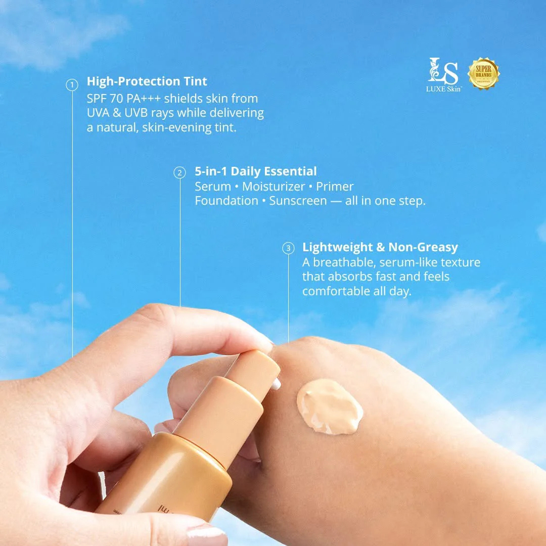 LUXE SKIN Tinted Sunscreen (SPF70 PA+++) 45ml