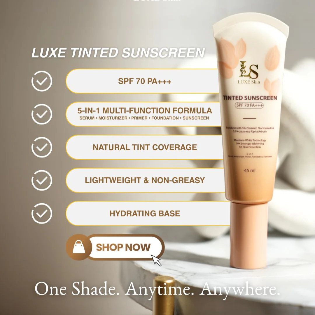 LUXE SKIN Tinted Sunscreen (SPF70 PA+++) 45ml