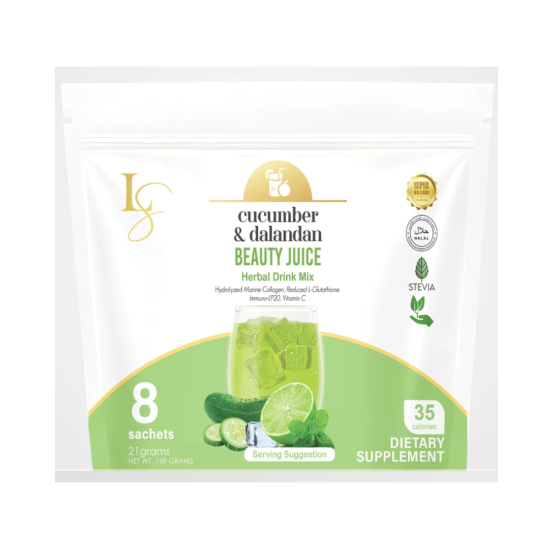 LUXE SLIM Beauty Juice (Cucumber & Dalandan) - 8 Sachets