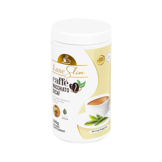 LUXE SLIM Caffe (Macchiato Decaf) - 500g Jar