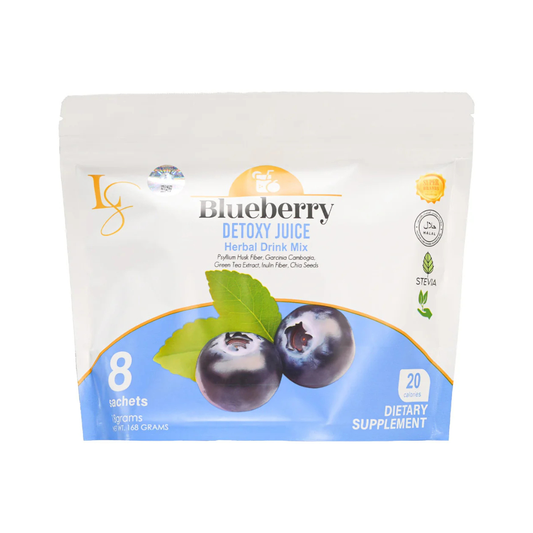 LUXE SLIM Detoxy Juice (Blueberry) - 8 Sachets