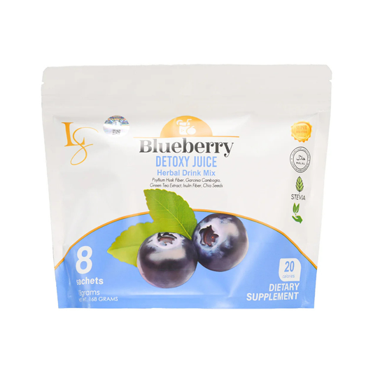 LUXE SLIM Detoxy Juice (Blueberry) - 8 Sachets