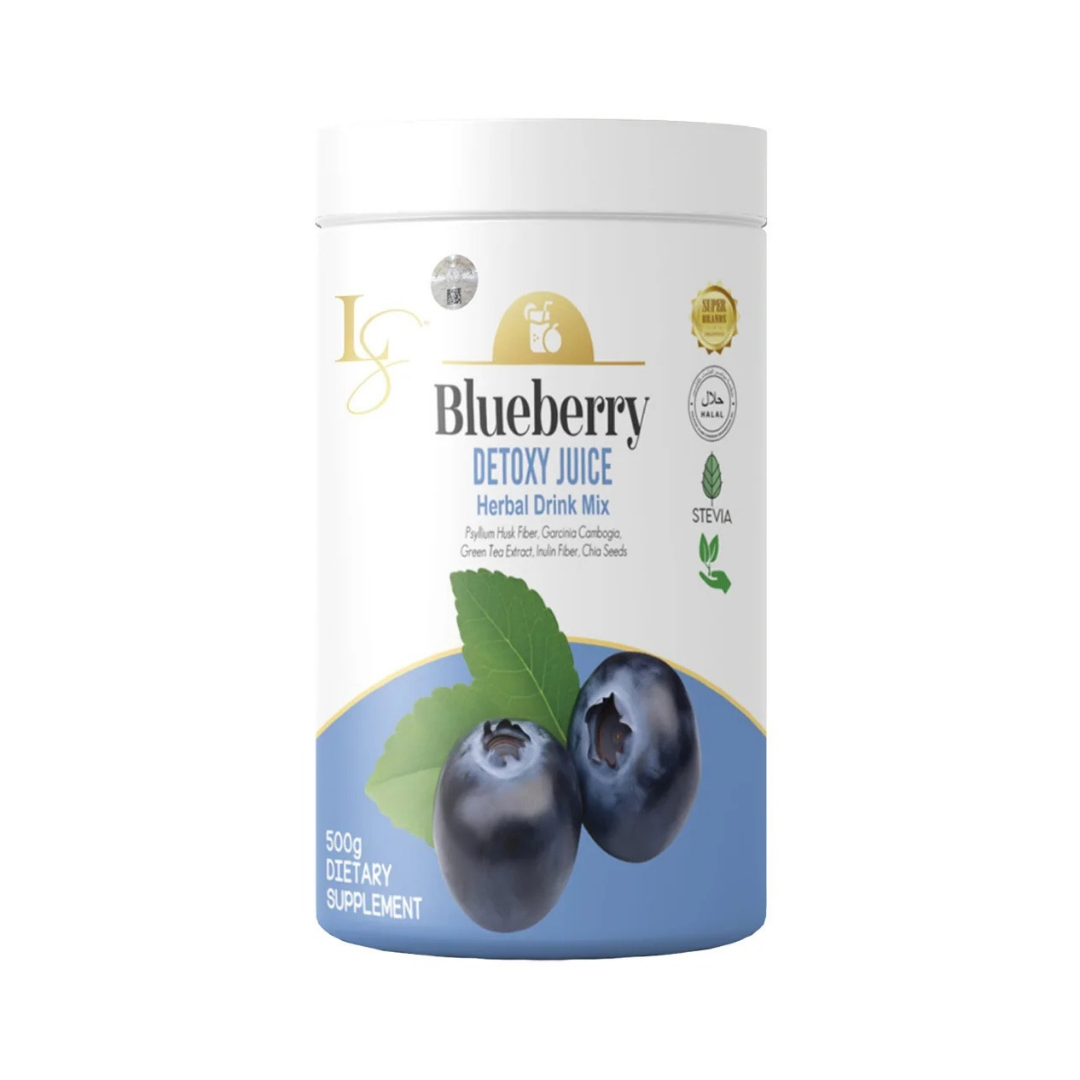 LUXE SLIM Detoxy Juice (Blueberry) - Half Kilo/500g Jar