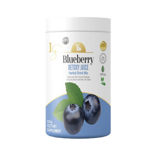 LUXE SLIM Detoxy Juice (Blueberry) - Half Kilo/500g Jar