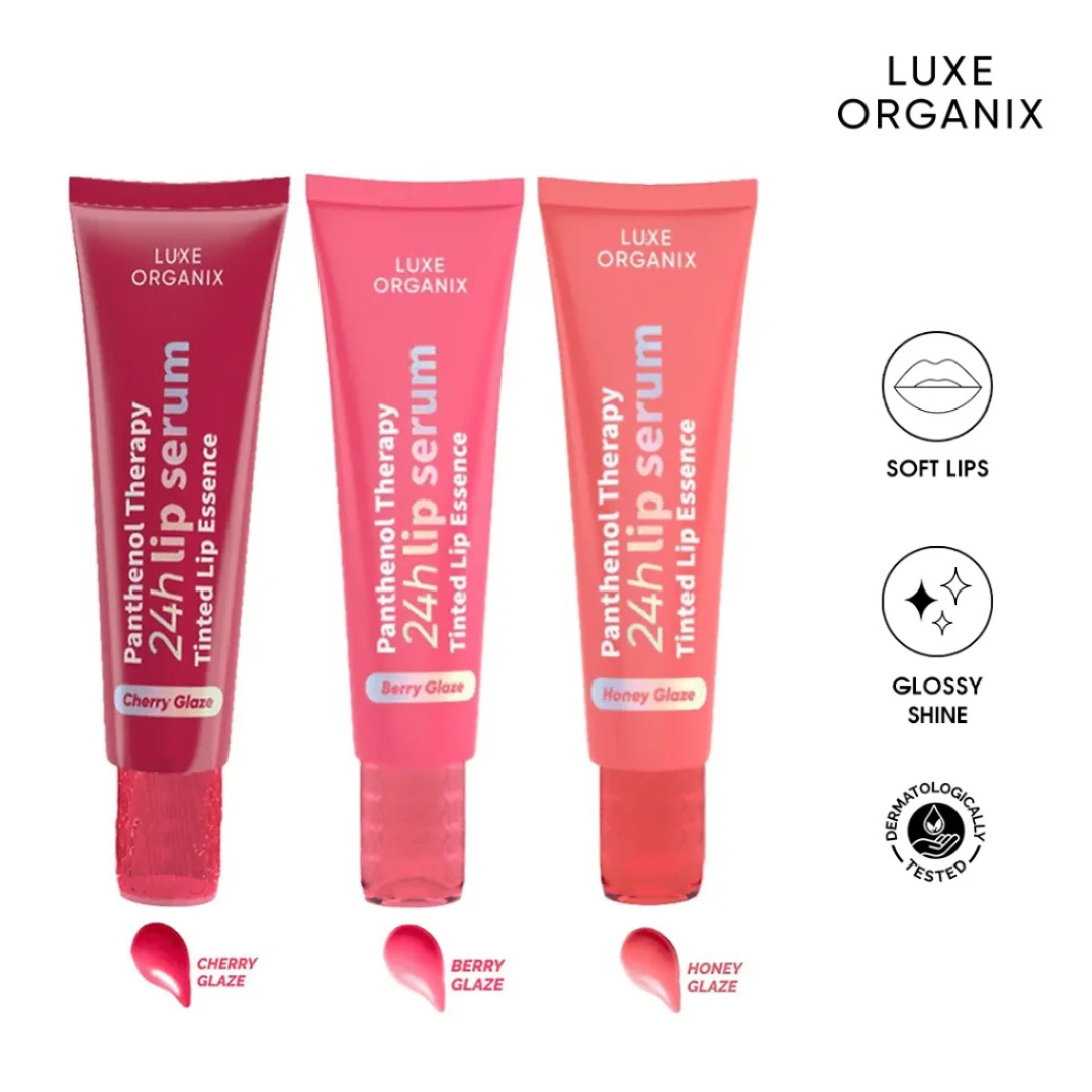 Luxe Organix Panthenol Therapy 24H Lip Serum Tinted Lip Essence 10ml