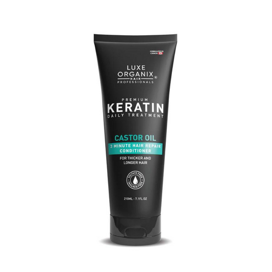 Luxe Organix Premium Keratin 3 Minute Repair Treatment Conditioner (Castor Oil) 210mL