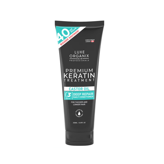 Luxe Organix Premium Keratin Treatment Conditioner (Castor Oil) 250mL