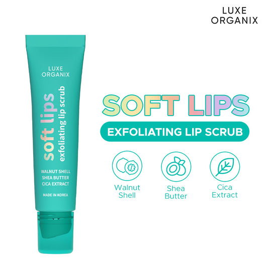Luxe Organix Smooth Soft Lips Exfoliating Lip Scrub 15g