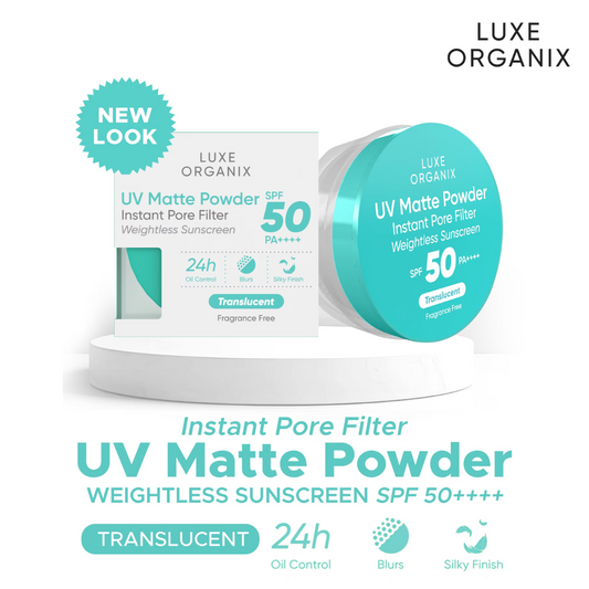 Luxe Organix UV Matte Powder Instant Pore Filter SPF50 PA++++ (Translucent) 15g