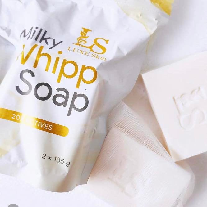 Luxe Skin Milky Whipp Soap 20x Actives 2x135g