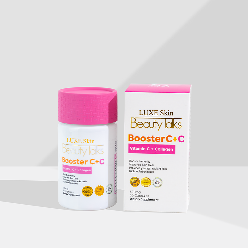 Luxe Slim Beauty Talks Booster C + C (Vitamin C + Collagen) 60 Capsules