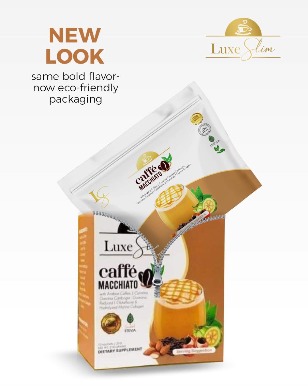 Luxe Slim Caffe Macchiato 21g x 10 sachets