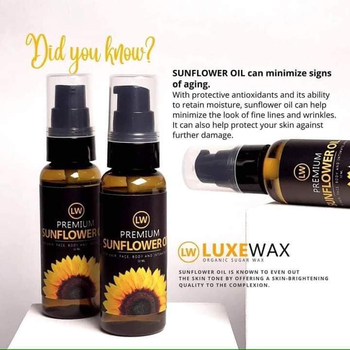 Luxe Wax Premium Sunflower Oil 50mL