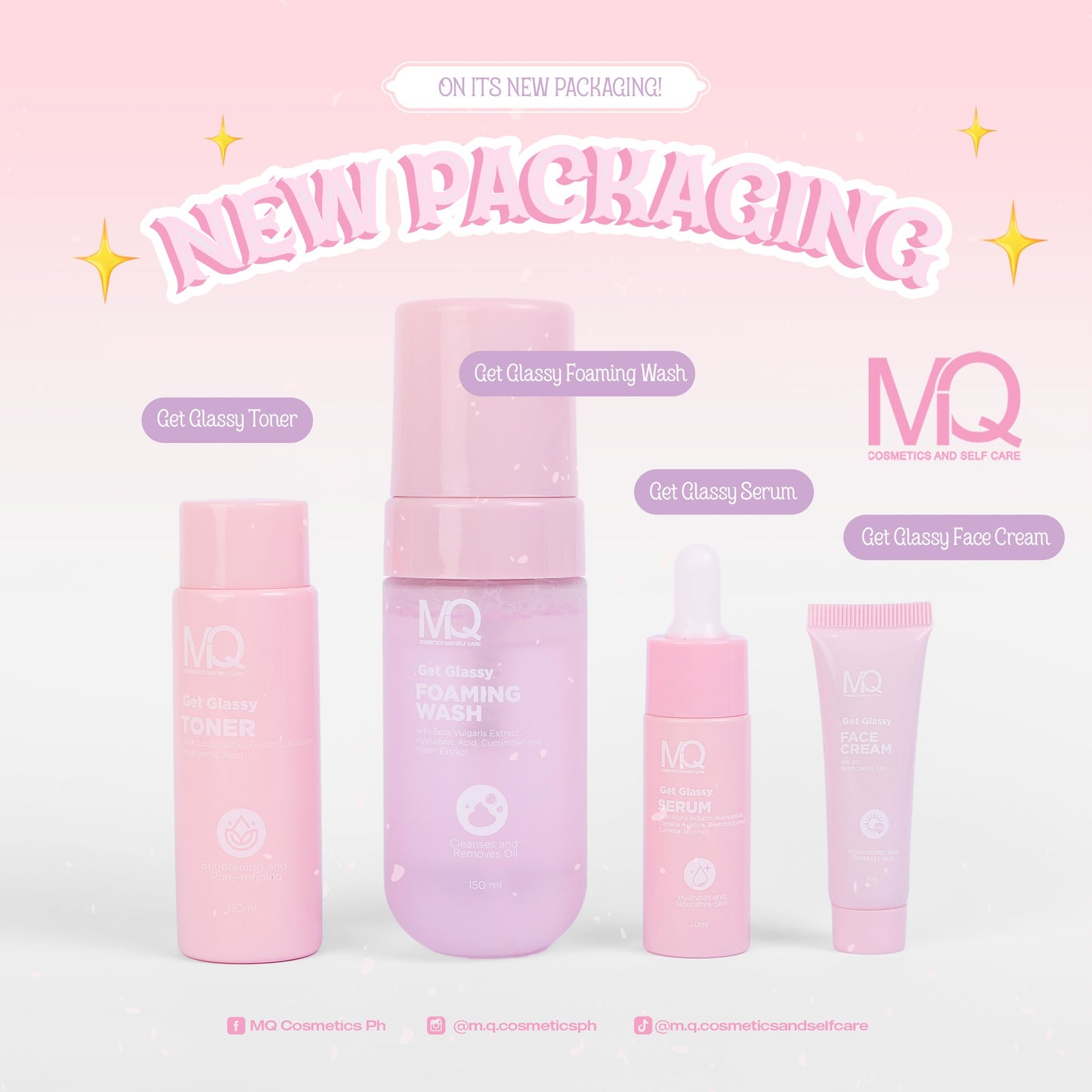 MQ Cosmetics Get Glassy Skin Perfecting Set