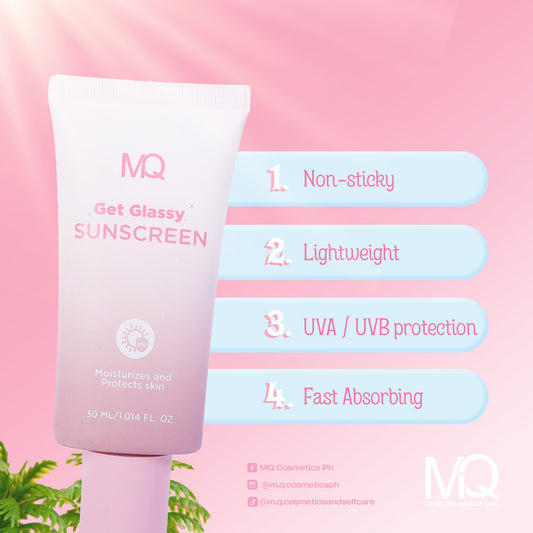 MQ Cosmetics Get Glassy Sunscreen 50ml