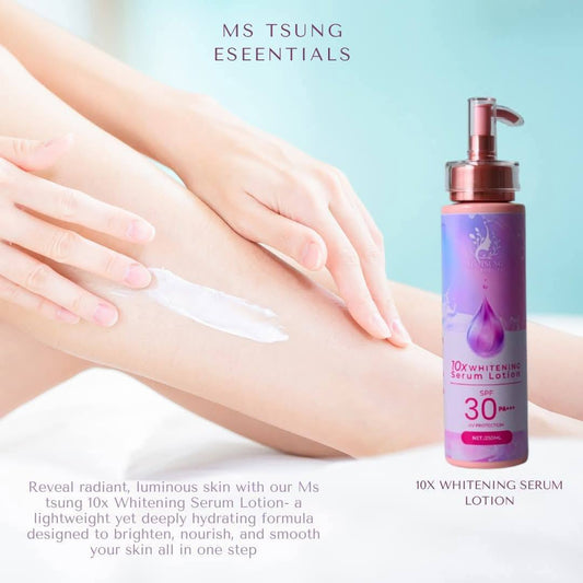 MS. TSUNG 10X Whitening Serum Lotion (SPF30 PA+++ UV Protection) 250ml