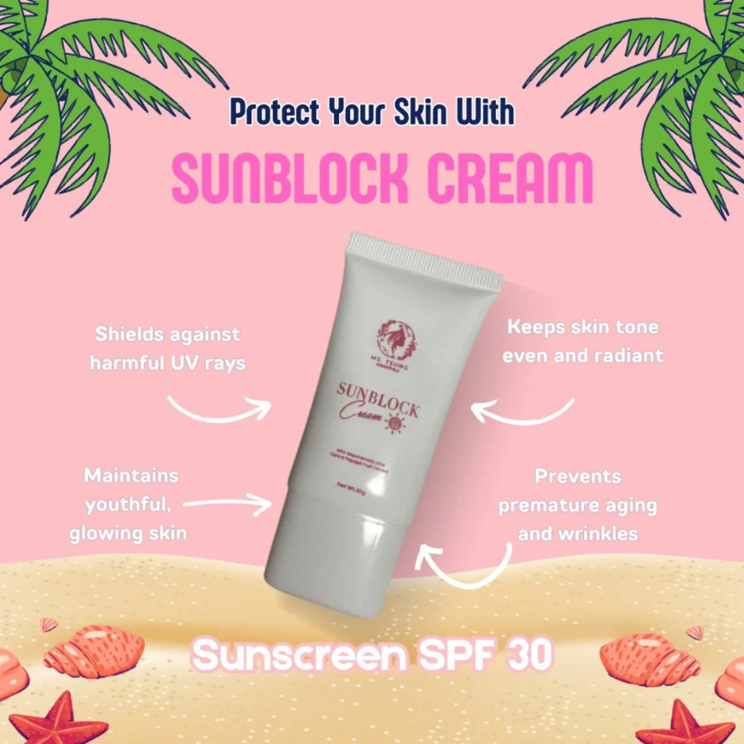 MS. TSUNG Sunblock Cream (SPF30) 30g