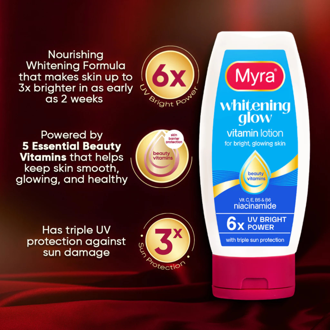 MYRA Vitamin Lotion (Whitening Glow) 200ml