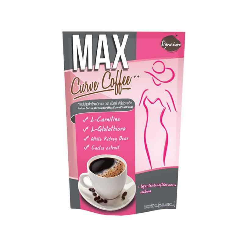 Max Curve Coffee Net Wt. 150g (15g. x 10 Sachets)