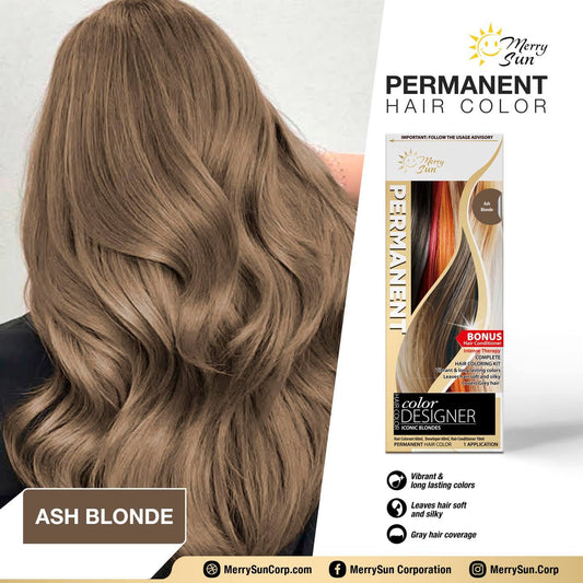 Merry Sun Permanent Hair Color - Ash Blonde