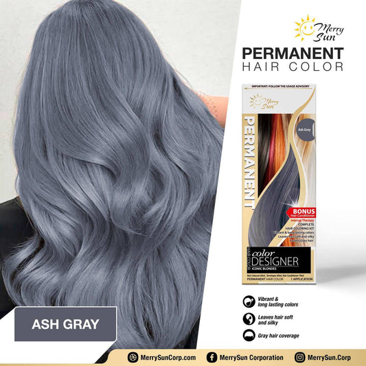 Merry Sun Permanent Hair Color - Ash Grey