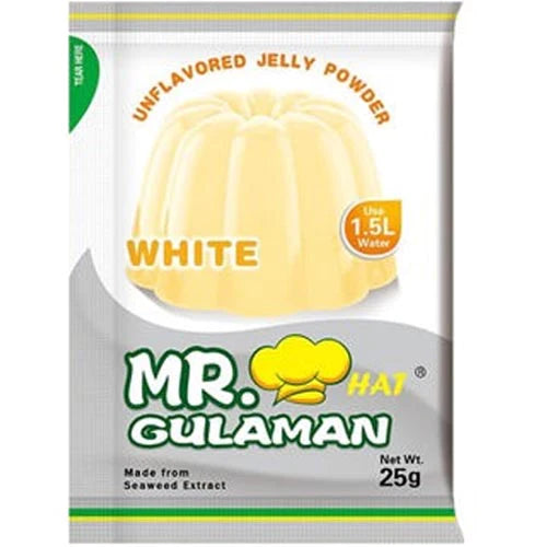 Mr. Hat Gulaman Unflavored Jelly Powder - White 25g