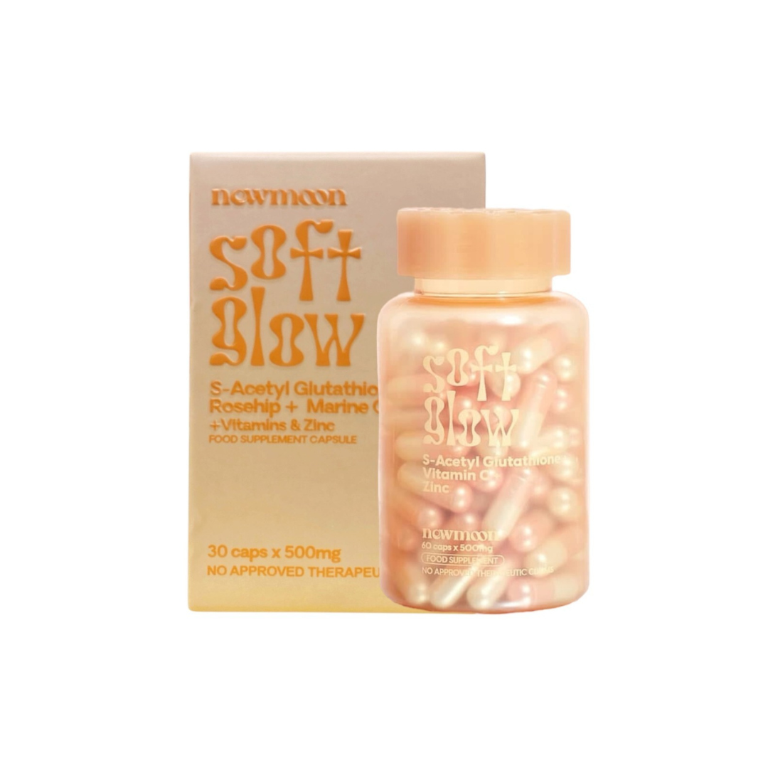 NEWMOON Soft glow (Glutathione + Rosehip + Collagen) - 30 Capsules