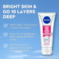 NIVEA Extra Bright Body Serum SPF15 (10 Super Vitamins & Skin Foods) 300ml